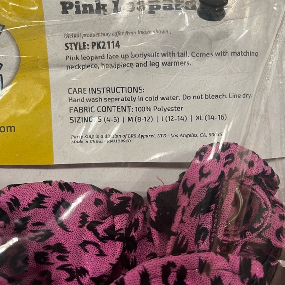 Pink leopard Halloween costume - Picture 2 of 5